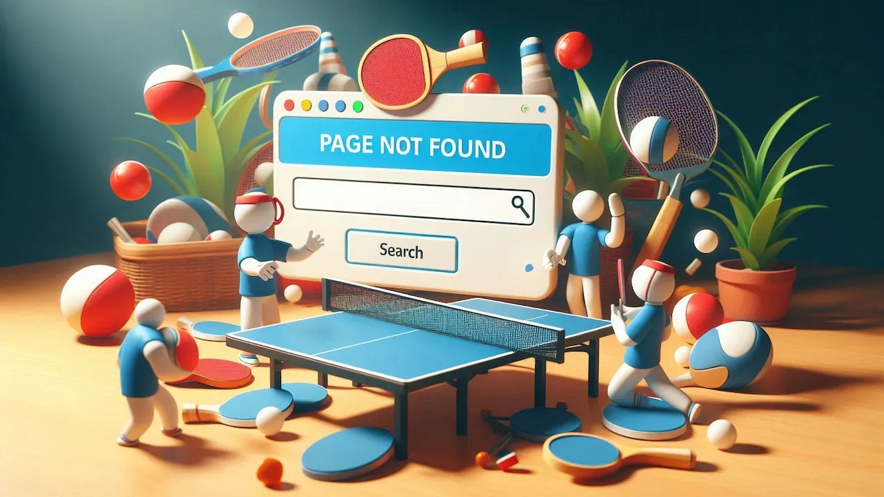 404 Error - Page Not Found