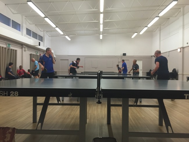 table tennis club - front view