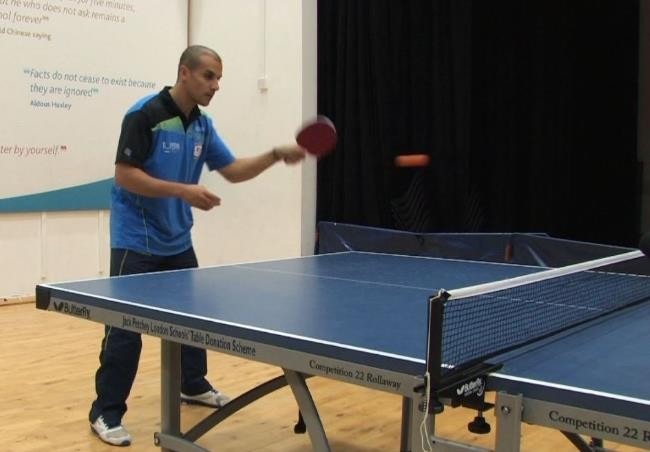 Eli Baraty Shows How To Master The Forehand Drive in Table Tennis