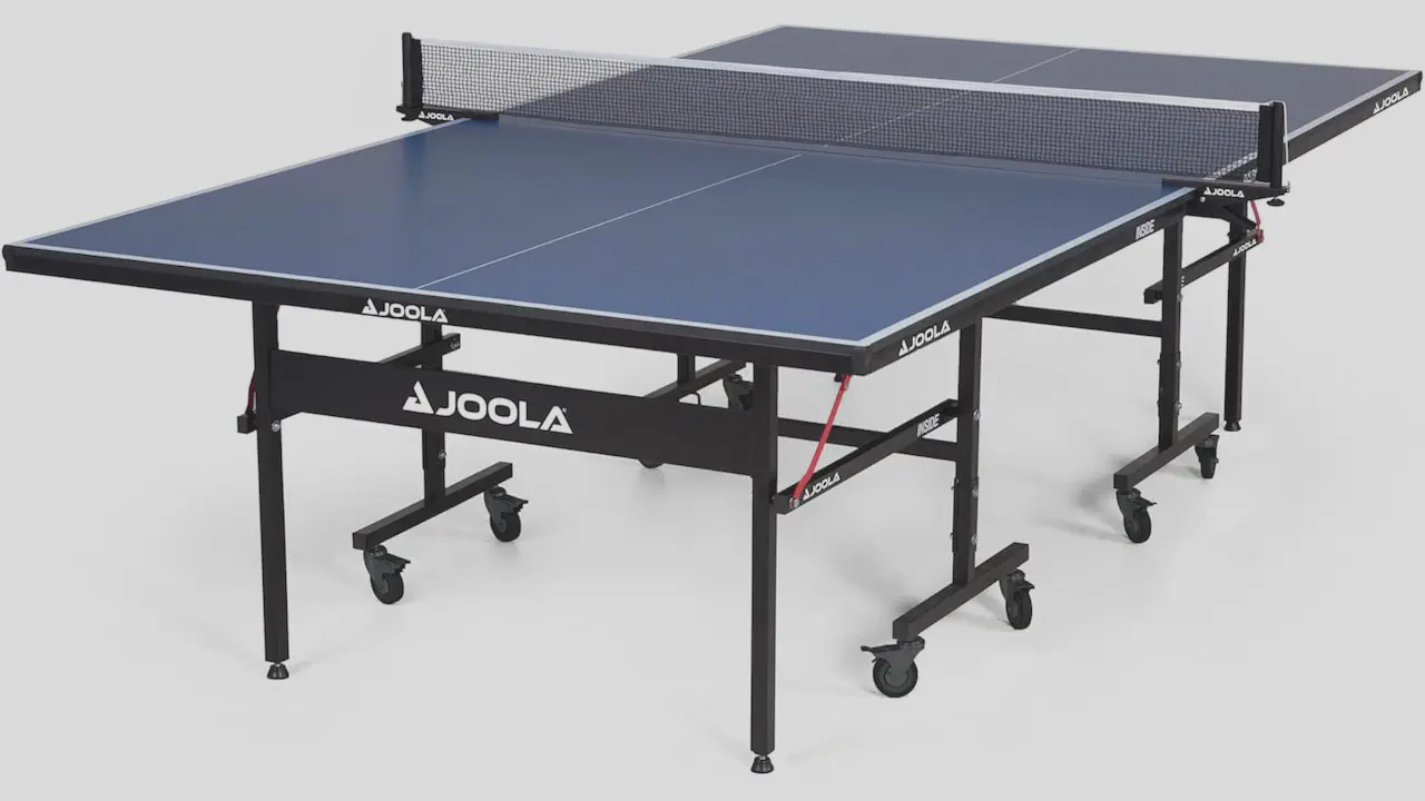 JOOLA Inside Professional Ping Pong Table with Net - Tournament-quality, easy assembly, foldable.