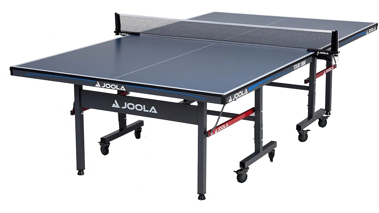 JOOLA Tour 1800 Indoor Ping Pong Table with Quick Clamp Net