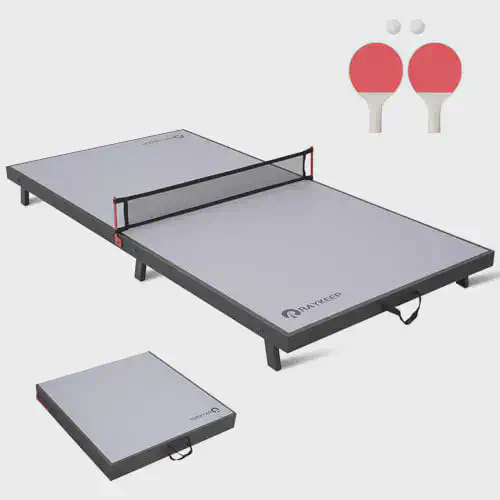 Read more: RAYKEEP Mini Portable Table Tennis Set