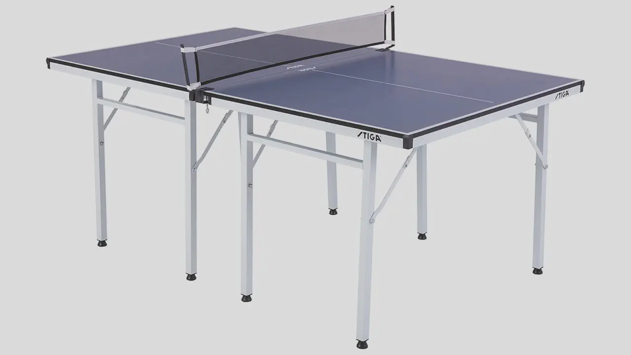 STIGA Space Saver Table Tennis Table - Compact storage, no assembly needed