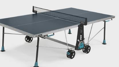 CORNILLEAU 300X Outdoor Table Tennis Table in Grey
