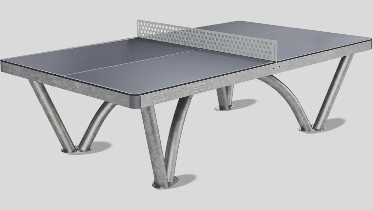 Outdoor table tennis table in slate color by Cornilleau
