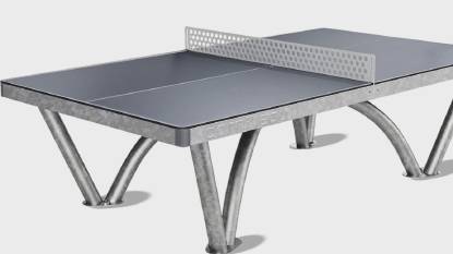 Outdoor table tennis table in slate color by Cornilleau