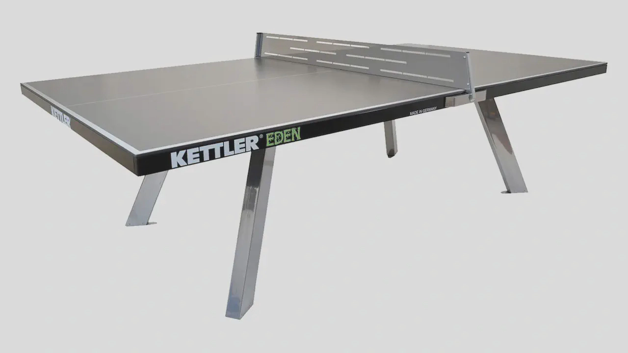 KETTLER Eden Outdoor Table Tennis Table with Weatherproof Design