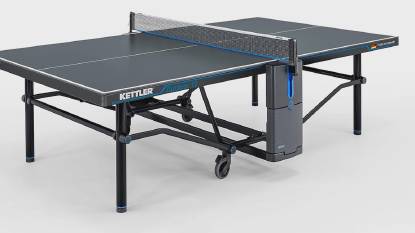 KETTLER Outdoor 15 Table Tennis Table Ready to Play Bundle