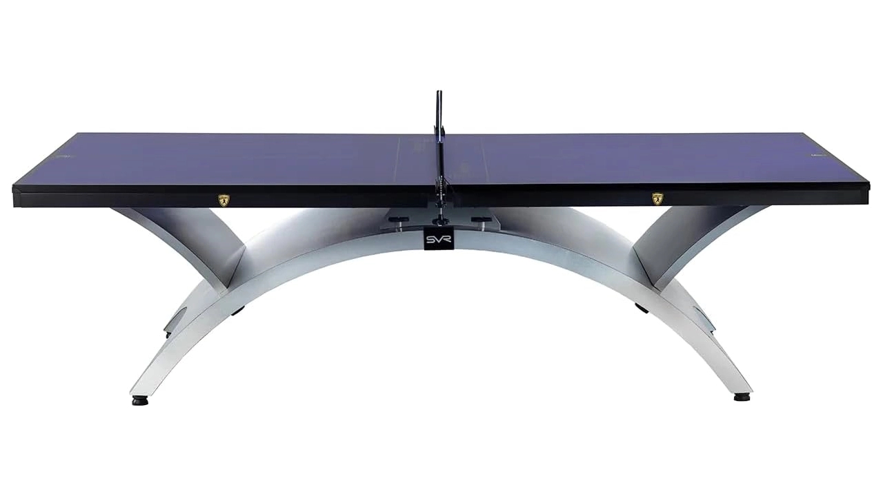 Indoor table tennis table by Killerspin.