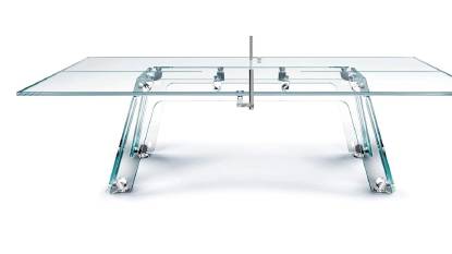 Deluxe Light Luxury Crystal Tempered Glass Tisch Tennispisch von SPCLPBK