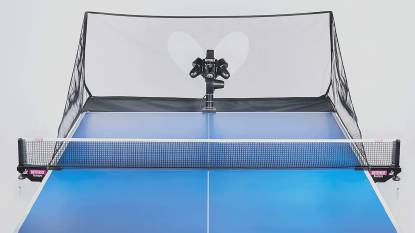 Butterfly Amicus Expert Table Tennis Robot with accessories