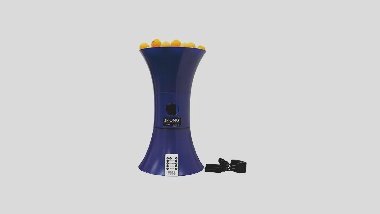 iPong V300 Table Tennis Training Robot - Blue - Model V300
