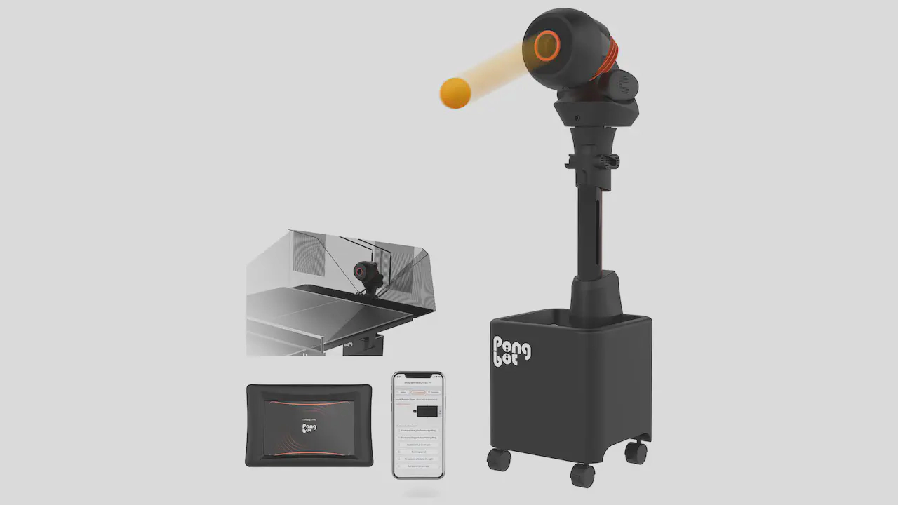 Table tennis robot with advanced features and remote control