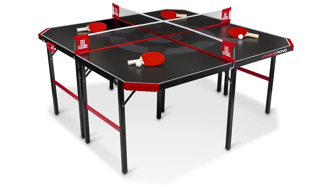 EastPoint Sports Hyper Pong 4-Way Table Tennis - Family Fun