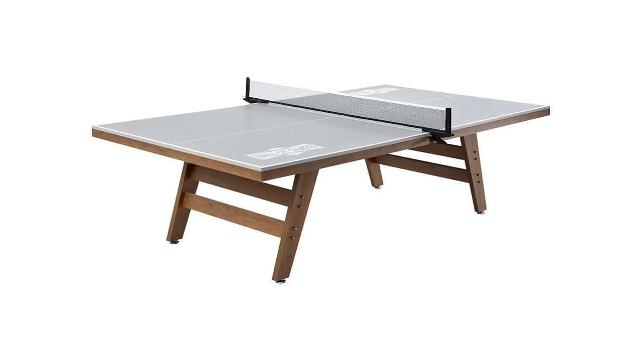 Indoor regulation size table tennis table with clip-on net by Hall of Games
