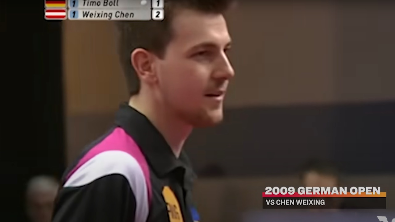 Timo Boll Vs Chen Weixing bei den German Open 2009 © World Table Tennis